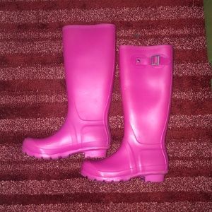 Pink Rain Boots